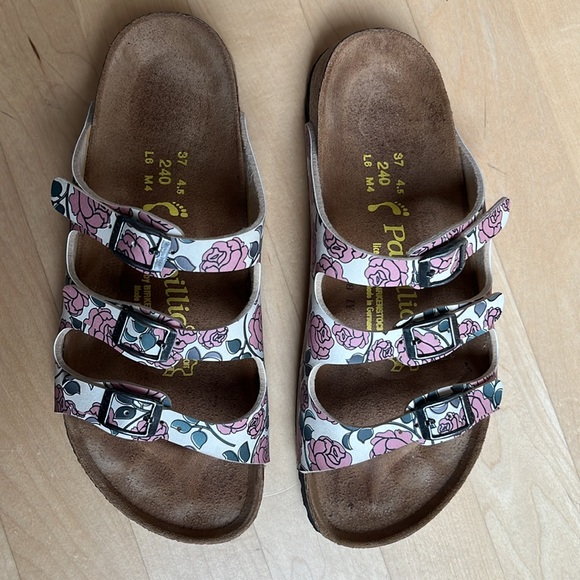 Papillio by Birkenstock Florida Floral Sandals, size 37 - Picture 3 of 11